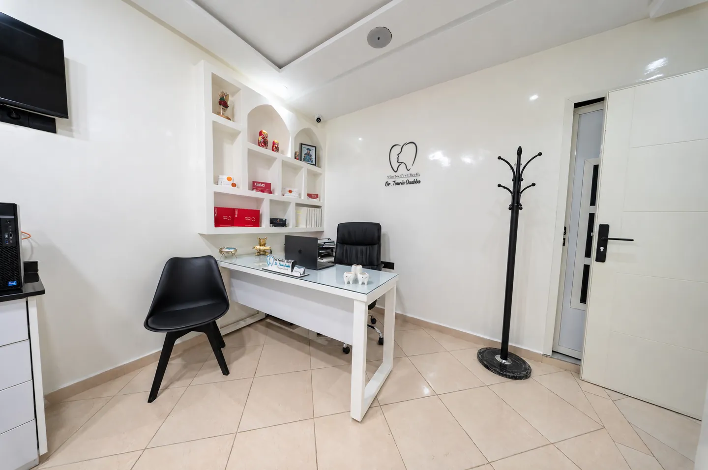 Le bureau de la dentiste